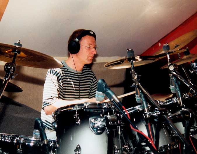 Sigurd Röhrig bei Studioaufnahmen für Ton an Ton 2003